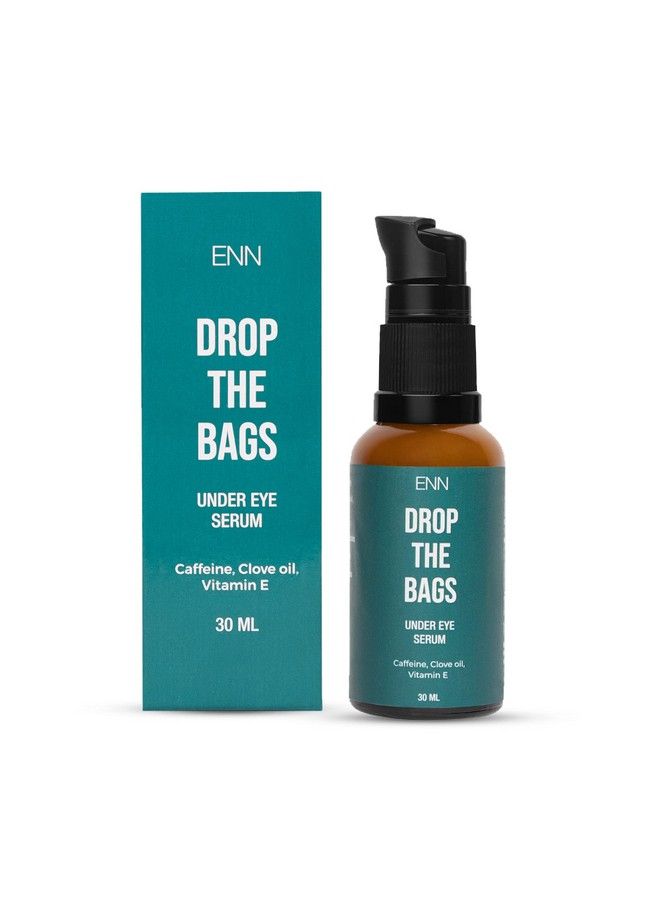 ENN Drop The Bags Under Eye Serum For Dark Circles For Women & Men With Caffeine Clove Oil & Vitamin E Helps Reduce Dark Circle Puffiness Finelines 30Ml  - Image 2
