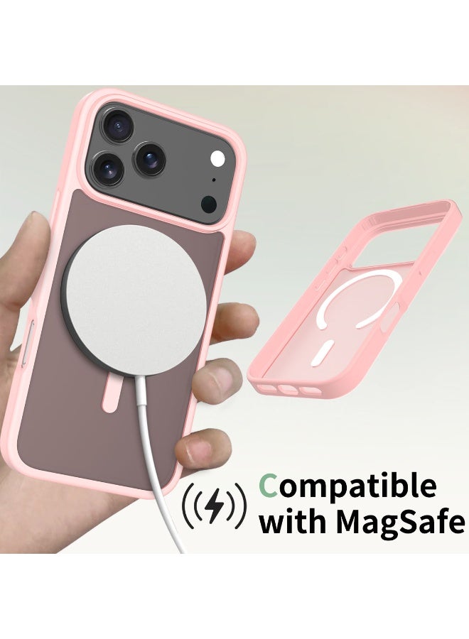 ZXING ‌Magnetic iPhone17 Pro Max Case Pink MagSafe Slim 360 Drop Protection - Image 2