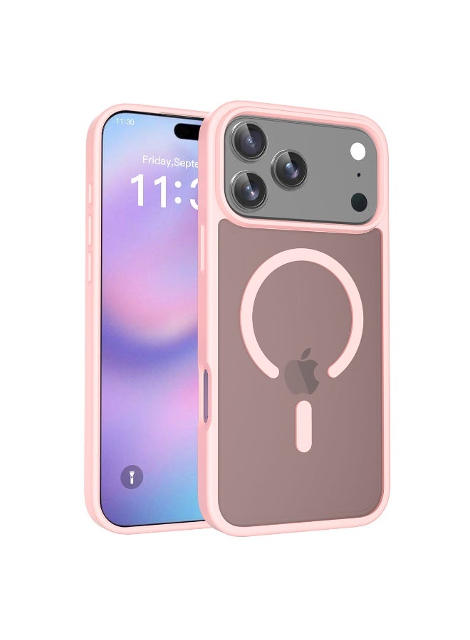 ZXING ‌Magnetic iPhone17 Pro Max Case Pink MagSafe Slim 360 Drop Protection - Image 5