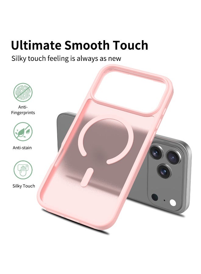 ZXING ‌Magnetic iPhone17 Pro Max Case Pink MagSafe Slim 360 Drop Protection - Image 3