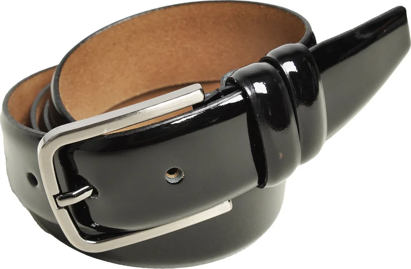 Deribond Leatherbond Patent Leather Classic Men's Belt
