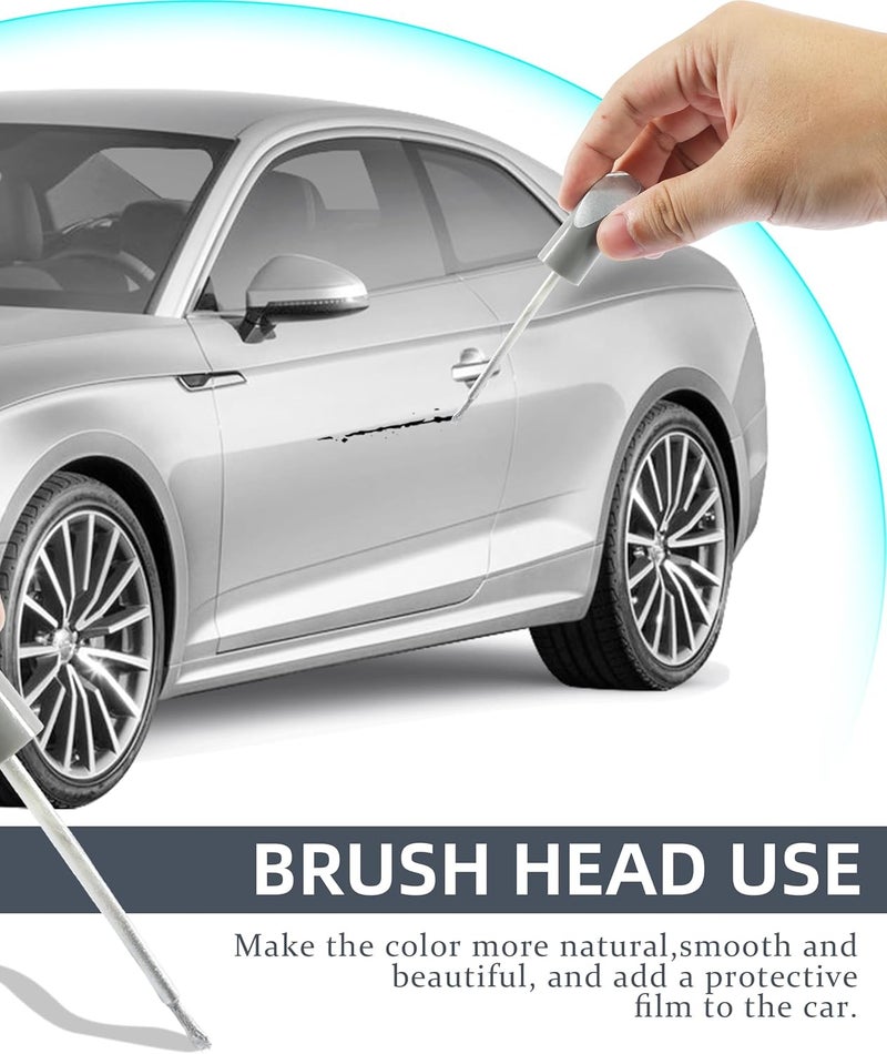 SWIUKPHE Car Scratch Remover, Car Paint Scratch Repair, Car Scratch Remover Pen, Car Accessories Car Pro Mending Car Remover Scratch Repair Paint Pen, Automotive Touch Up Paint (Silver) - Image 4