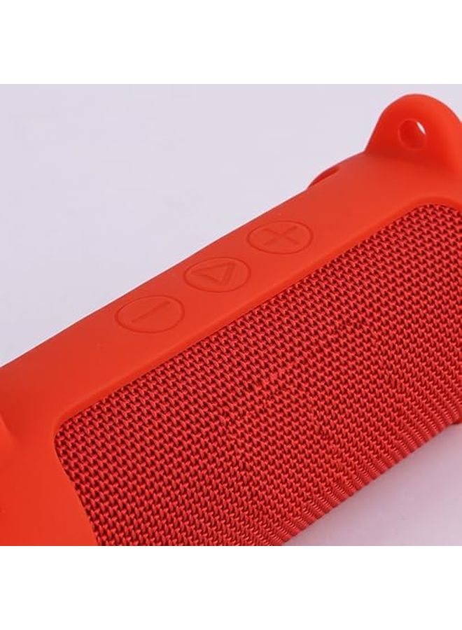 حافظة سيليكون زرقاء داكنة مضادة للانزلاق مع حزام قابل للتعديل لمكبرات الصوت الخارجية - Image 5