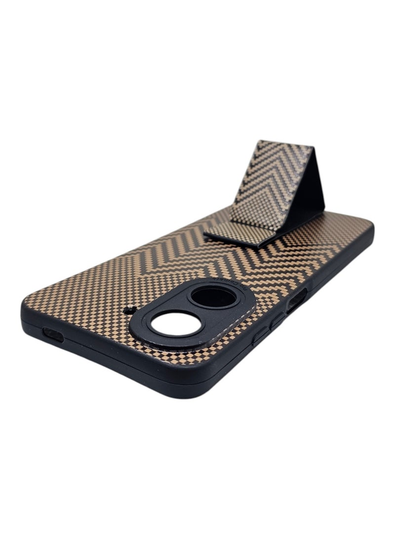 غطاء حماية خلفي عصرية لهاتف شاومي ريدمي A5 -  بني - Image 4