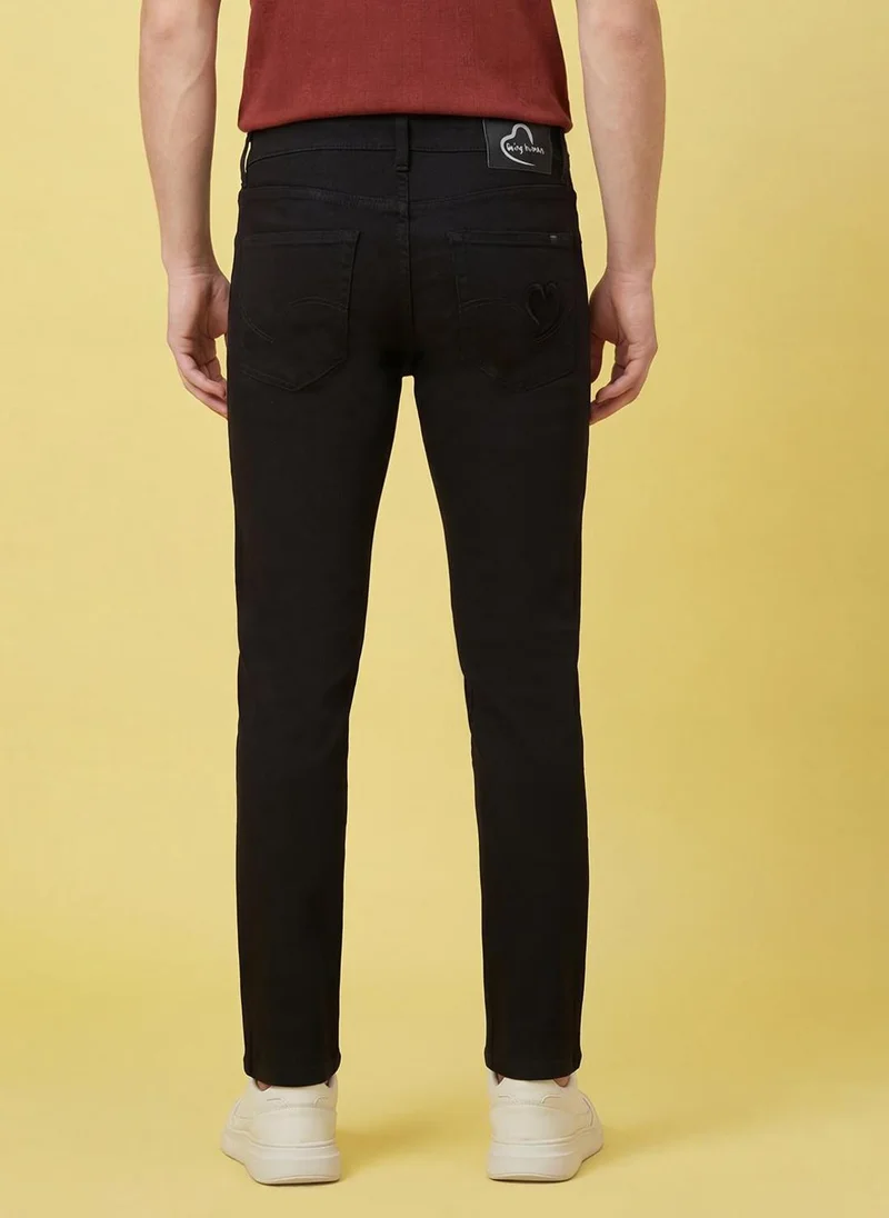 Being Human BLACK Men Straight Fit Mid-Rise Jeans for Men | Best Price UAE