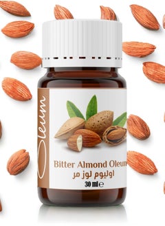 Oleum Cosmetics Oleum Bitter Almond Oil 30 ml for Cosmetics. 100% Pure, Natural, and Stone milled oil. Skincare, Haircare  - Image 1