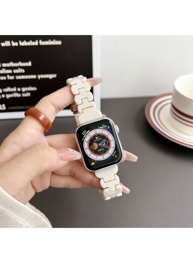 Yegni Compatible Apple Watch bands petal laser watch band Apple iridescent watch band wave watch band - Image 3