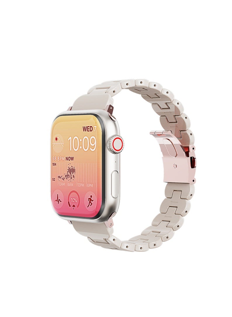 Yegni Compatible Apple Watch bands petal laser watch band Apple iridescent watch band wave watch band - Image 2