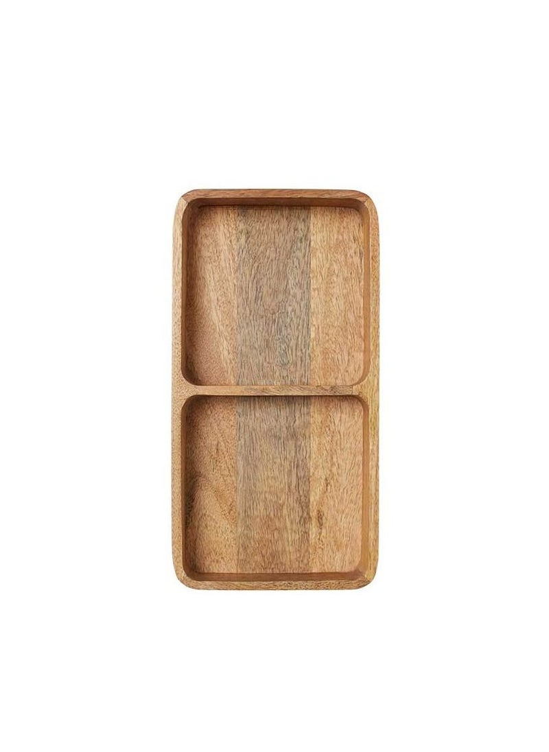 A rectangular plate for snacks or snacks, handmade from healthy wood, 100% natural colors from the heart of the tree