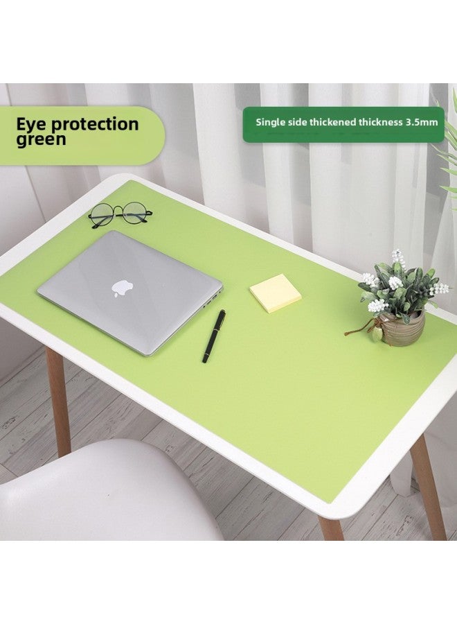Desk Mat, Desk Mat, Office Desk Mat, Student Study Table, Kidsren's Desk Mat, Can Be Cut To Mouse-Color:Eye Protection Green (PVC Thickened 3.5mm) 【school Desk Mat】-70x40cm