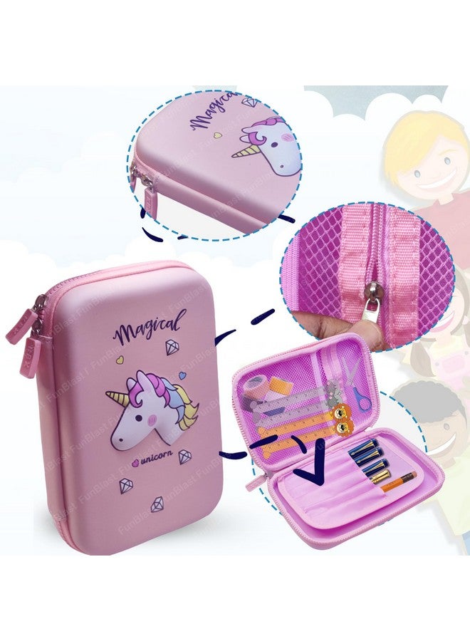FunBlast Pencil Case Kids, Kids Pencil Pouch, Unicorn Pouch Girls, Pencil Pouches Kids, Pencil Box Kids, Pencil Case Organizer Girls, Return Gifts Kids - Ethylene Vinyl Acetate (EVA), Multicolor - Image 5
