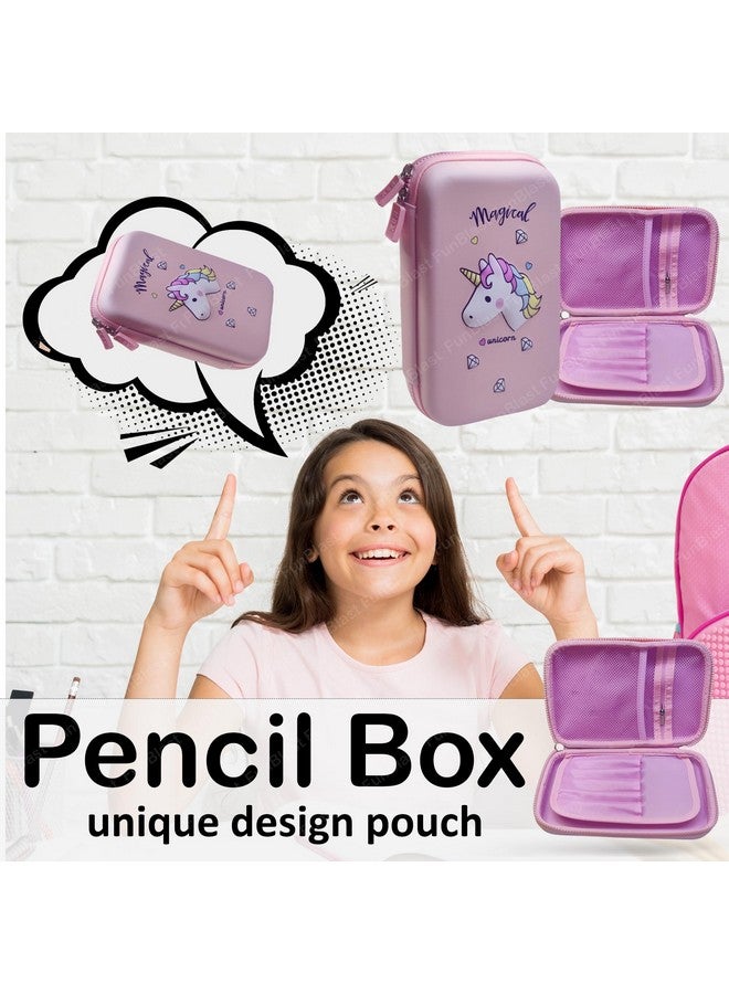 FunBlast Pencil Case Kids, Kids Pencil Pouch, Unicorn Pouch Girls, Pencil Pouches Kids, Pencil Box Kids, Pencil Case Organizer Girls, Return Gifts Kids - Ethylene Vinyl Acetate (EVA), Multicolor - Image 3