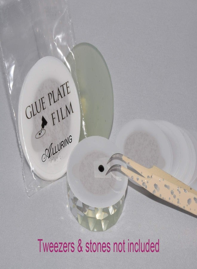 Alluring Glue Plate Film Sticker for Jade Stone, Crystal Pallet for Eyelash Extensions x30 pcs - Image 2
