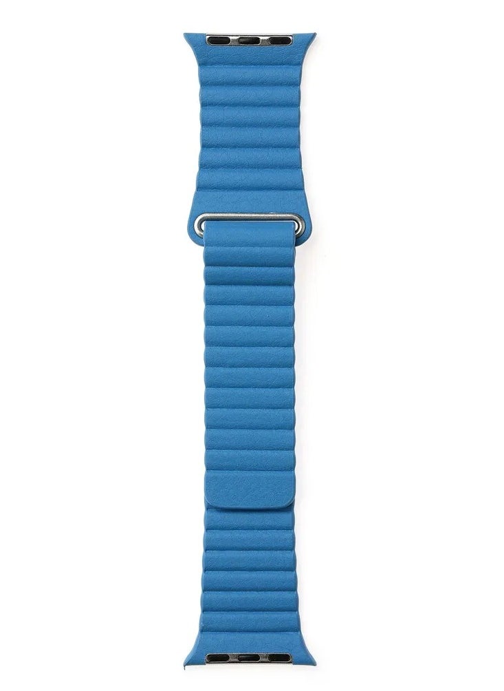 TWEGGON 3pc Replacement Leather Loop Apple Watch Band for 46mm/45mm/44mm/49mm  - Image 3