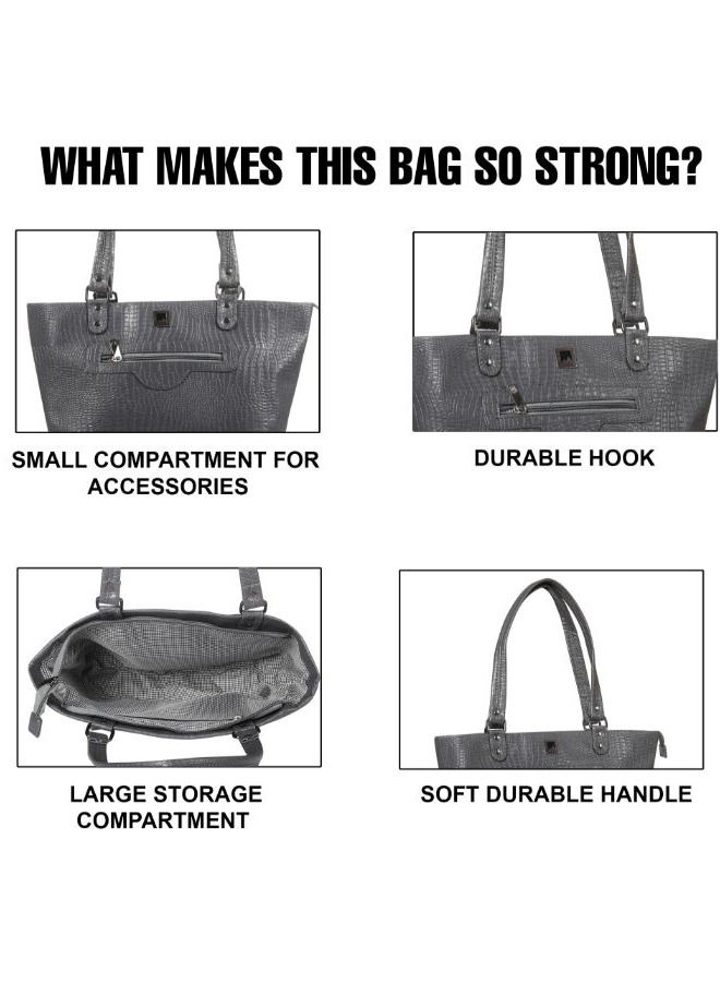 ماونت هود حقيبة يد/كتف للسيدات من نيث-رمادي - Image 5