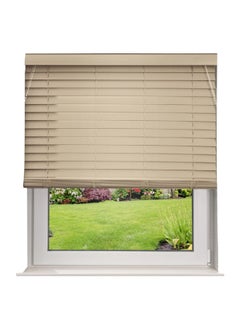 Micasa Fauxwood String Control Venetian Blind Natural Beige 5.08 x 120 x 180 cm SACO.FWVB.120.0180.NATU 