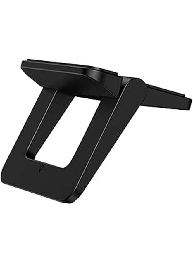 2pcs Foldable Mini Laptop Stand Holder Portable Desk Heightening Bracket for Notebook Computer Travel Work Home Black - Image 1