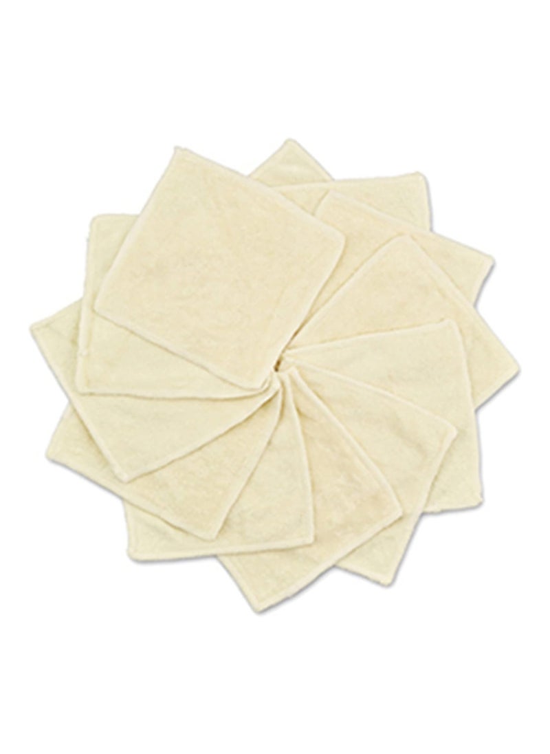 babygoal - Bamboo Baby Wipes Washable Reuseable Saliva Towel Wipes Pack Of 12 Pcs - Image 1