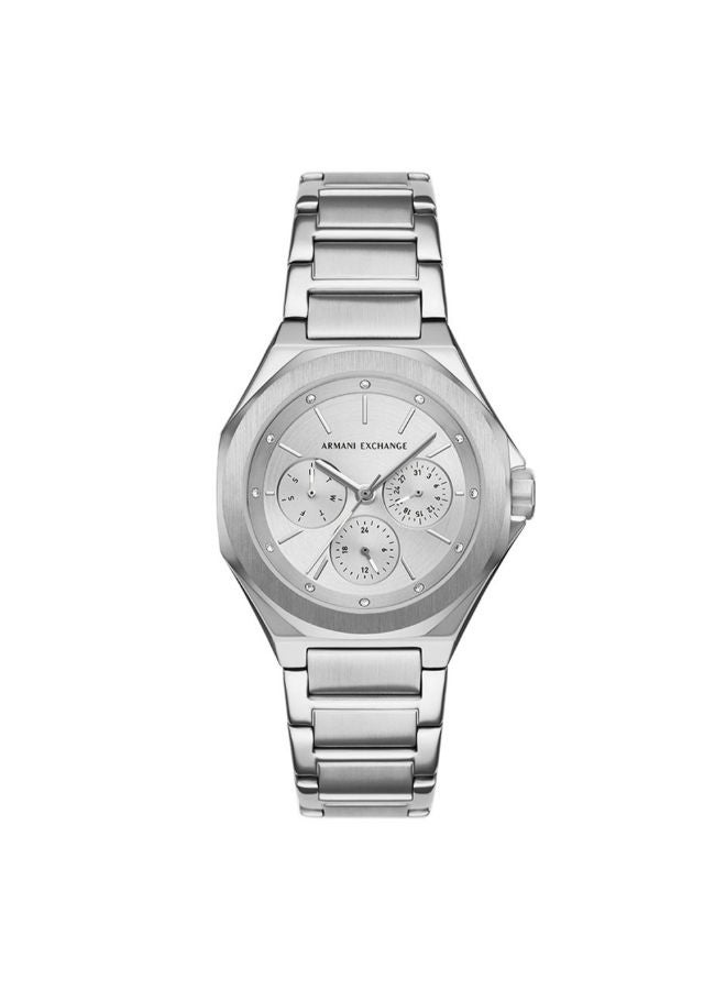 سعر ومواصفات ارماني اكسشينج Women Stainless Steel Chronograph Wrist Watch AX4622 (N70338657V) على Noon EG