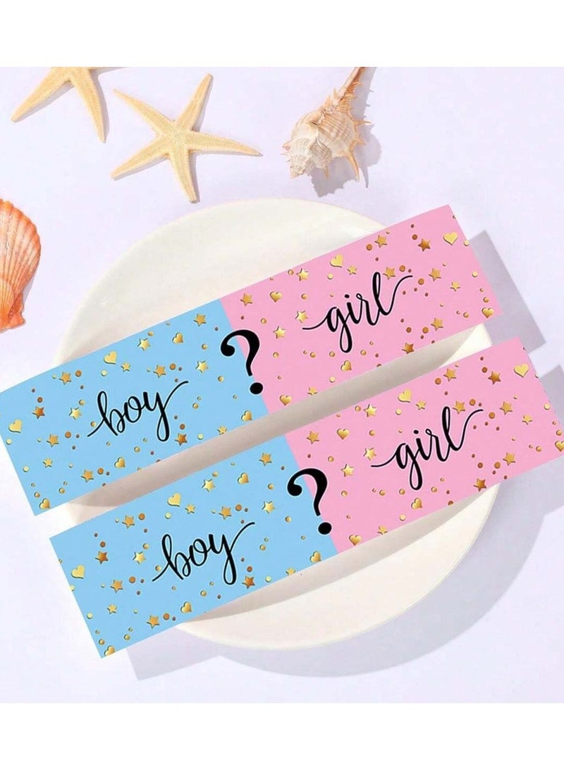 Gender Reveal Water Bottle Labels (10 pcs) - Image 2