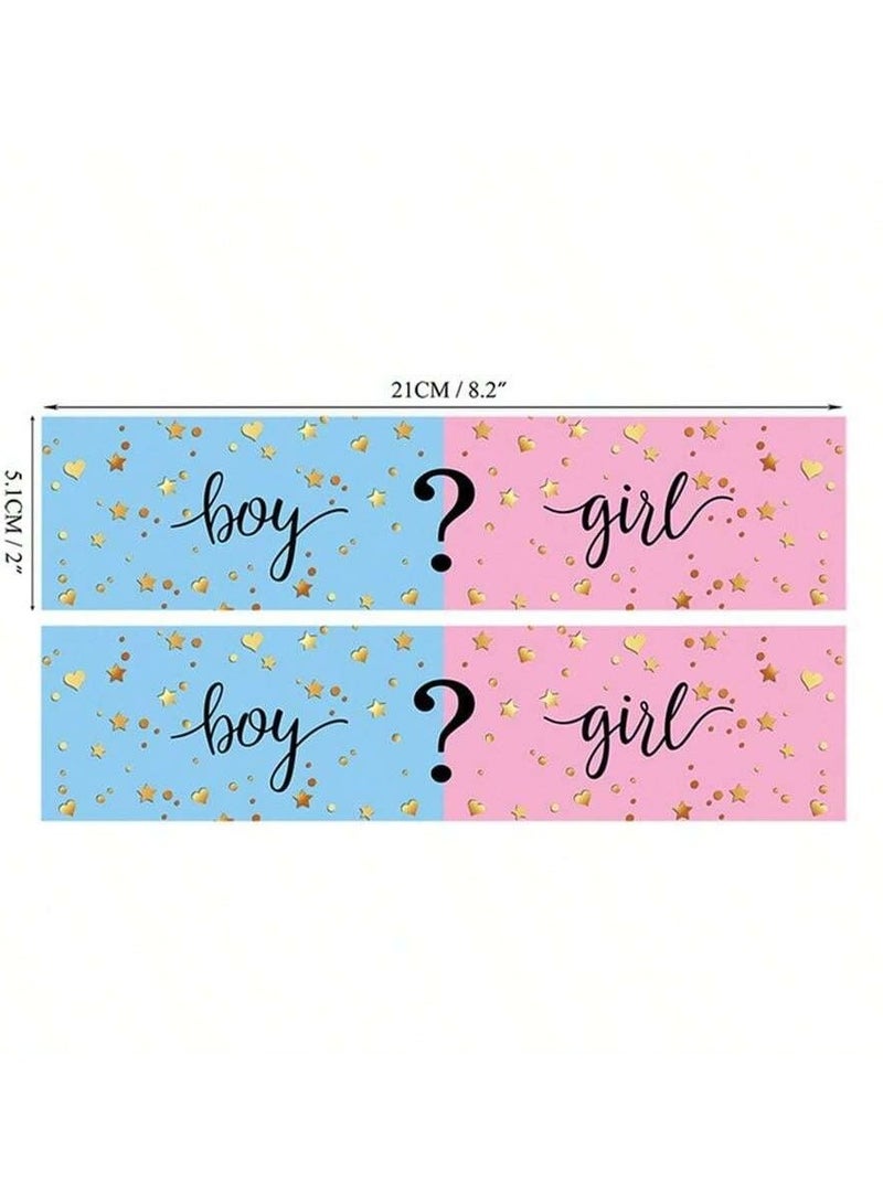 Gender Reveal Water Bottle Labels (10 pcs) - Image 4