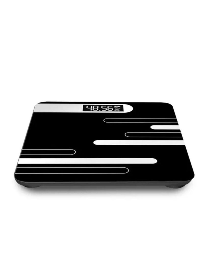 Generic - Professional Digital Body LCD Display Weight Scale Black - Image 1