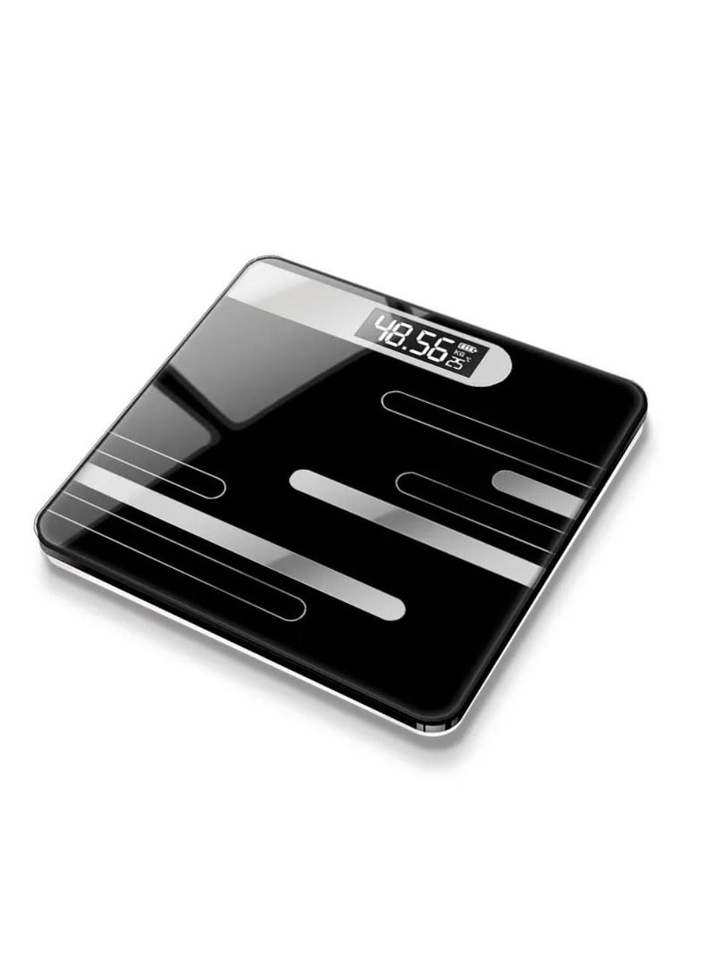 Generic - Professional Digital Body LCD Display Weight Scale Black - Image 1