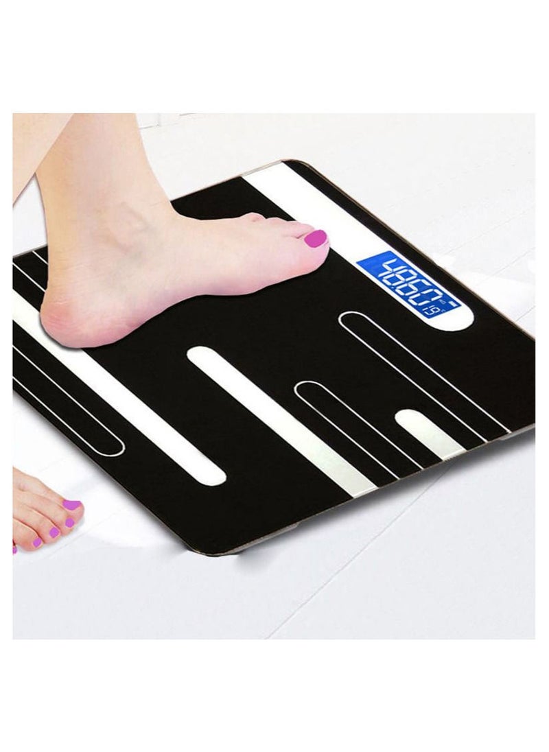 Generic - Professional Digital Body LCD Display Weight Scale Black - Image 1