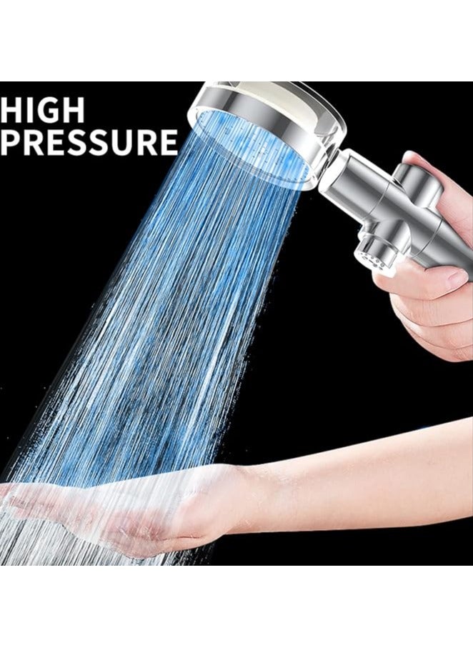 رأس دش LED مع رأس دش محمول من Besititli رأس دش عالي الضغط مع خرطوم وحامل وشريط PTFE وما إلى ذلك، 3 رؤوس دش مفلترة لتوفير المياه يمكن التحكم في درجة حرارتها للشعر الجاف والبشرة - Image 3