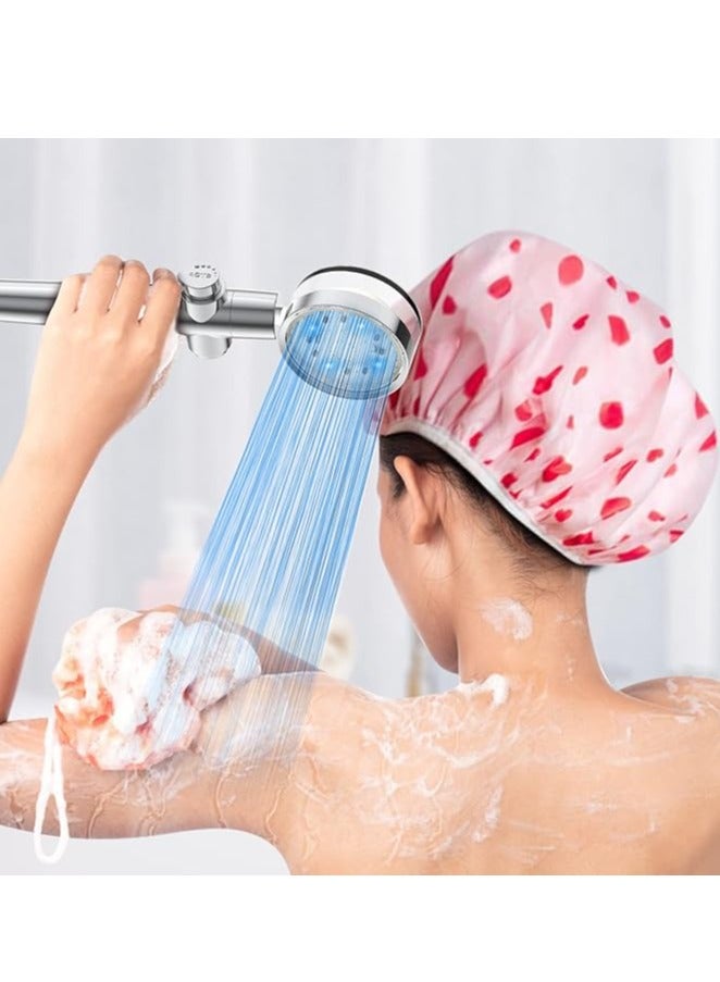 رأس دش LED مع رأس دش محمول من Besititli رأس دش عالي الضغط مع خرطوم وحامل وشريط PTFE وما إلى ذلك، 3 رؤوس دش مفلترة لتوفير المياه يمكن التحكم في درجة حرارتها للشعر الجاف والبشرة - Image 5