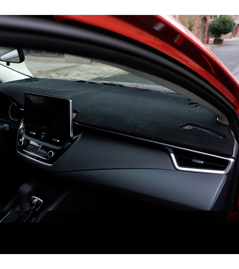 Car Dashboard Cover For Toyota Corolla E210 2019 2023 Anti Uv Protection LHD Red Side - Image 5