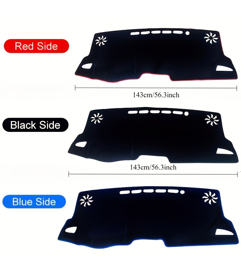 Car Dashboard Cover For Toyota Corolla E210 2019 2023 Anti Uv Protection LHD Red Side - Image 2