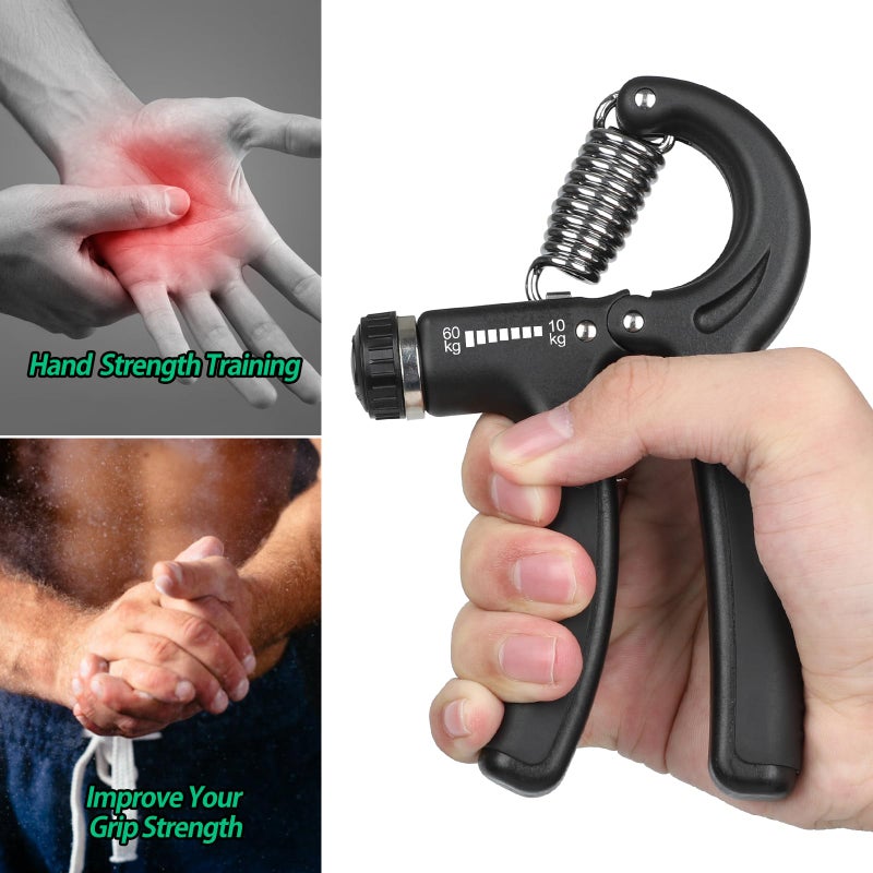 NIYIKOW Grip Strength Trainer Hand Grip Strengthener Adjustable Resistance 22 132Lbs Perfect for Musicians Athletes and Hand Rehabilitation Exercising Assorted Colors - Image 2