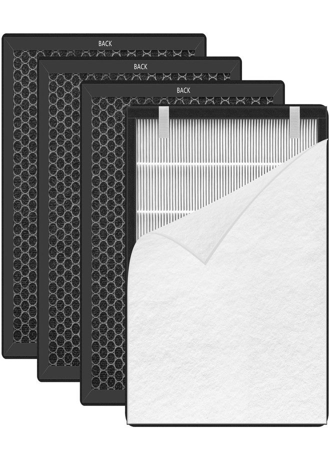Molgoc Replacement filter for Air Purifier,Compatible with Mooka C300 Air Purifier,H13 True HEPA,4Pack. - Image 1