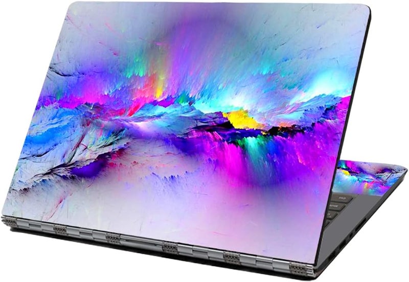 Newplenty 15.6 inch Laptop Notebook Skin Sticker Cover Art Decal Fits 13.3" 14" 15.4" 15.6" HP Dell Lenovo Apple Mac Asus Acer (Free 2 Wrist Pad Included) (Snow scene) - Image 1