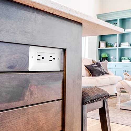 TayMac AD20W Paintable Duplex Adapter Plate, Outlet Adapter , White - Image 5