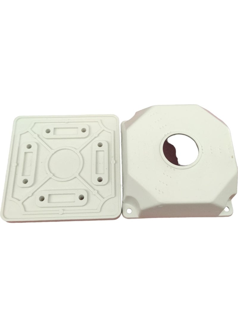 10 Pieces 9cm 9cm Rbox Camera Junction Box Security Camera Box Bottom Cover Included