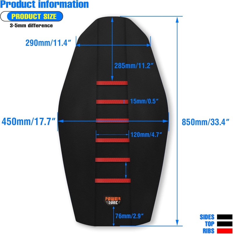 MCHMFG Universal Motorcycle Seat Cover - Image 4