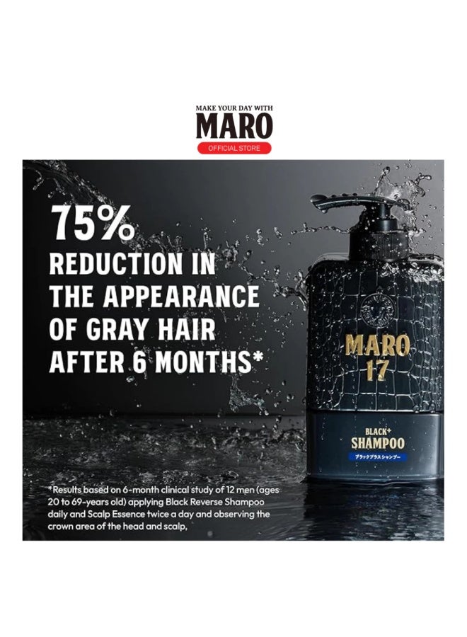 Maro17 Black Plus Hair Shampoo (350ml) - Image 5