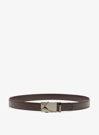 LBL by Shoexpress Men's Solid Belt with Buckle Closure