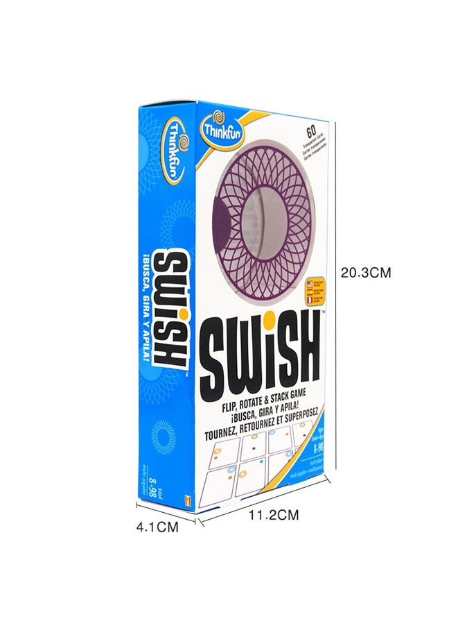 Think Fun Swish - Engaging Transparent Card Game | Toy of the Year Nominee | Ideal for Kids and Adults Aged 8+ | Enhances Logical Reasoning and Visual Perception  - Image 3