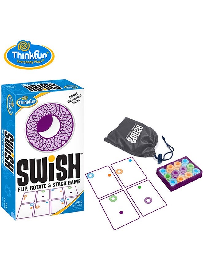 Think Fun Swish - Engaging Transparent Card Game | Toy of the Year Nominee | Ideal for Kids and Adults Aged 8+ | Enhances Logical Reasoning and Visual Perception  - Image 2