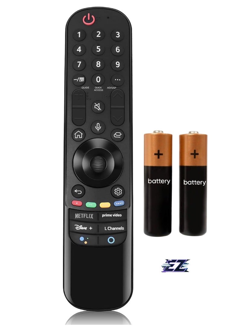 ELTRAZONE Universal Replacement Remote Control AN-MR21GA AN-MR21GC for LG Smart TV 43NANO 50UP 55NANO 60UP 65NANO 70UP 75NANO 86NANO OLED Series (Without Voice Magic Pointer Function) with Battery - Image 1