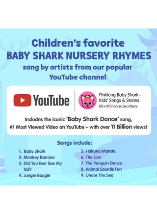 Pinkfong Baby Shark Animal Songs 10 Button Sound Book Learning