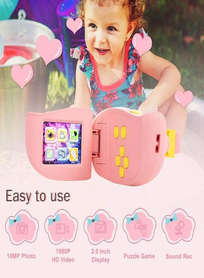 Chargeworld Handheld Digital Video Camera Gifts for Boys and Girls, 10MP 1080P Toddler Video Recorder Rechargeable and Shockproof Creative DIY Camcorder for Children - Image 3