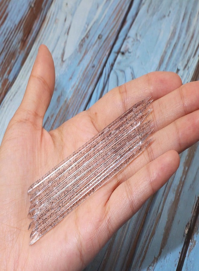 Mini Skater Crystal Nail Stick Premium Cuticles Pushers Remover Nail Art Manicures Pedicure Tool,100Pcs (3.6 Inch, Black) - Image 4