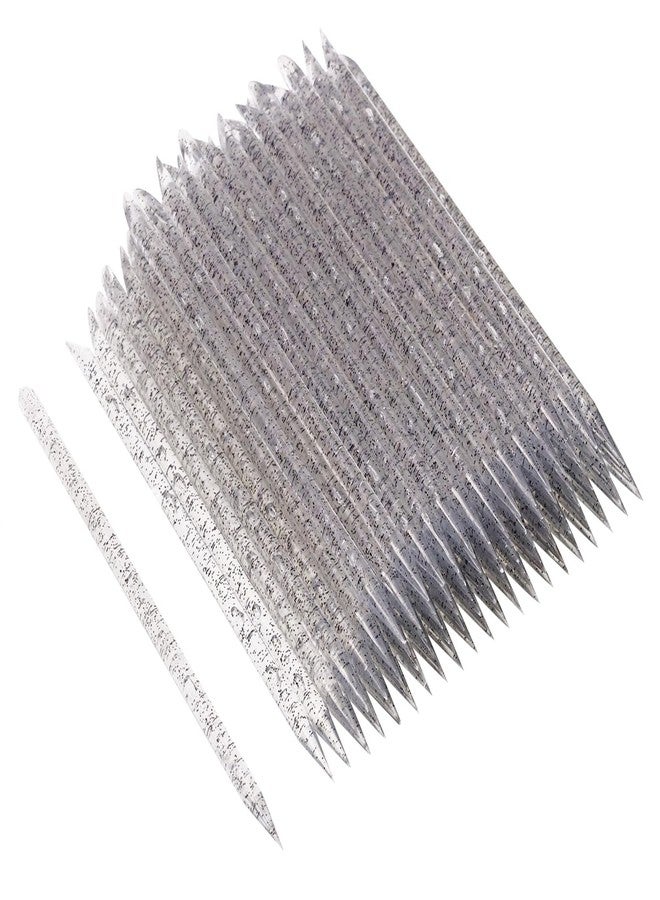 Mini Skater Crystal Nail Stick Premium Cuticles Pushers Remover Nail Art Manicures Pedicure Tool,100Pcs (3.6 Inch, Black) - Image 1