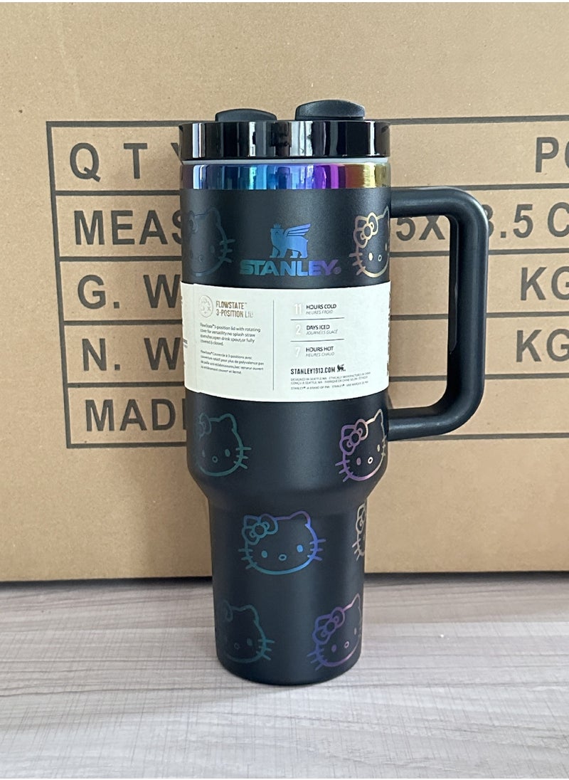 Stanley - Stanley Quencher H2.0 FlowState Stainless Steel Vacuum Insulated Tumbler with Lid and Straw for Water, lced Tea or Coffee, Smoothie and More, 40 oz - Image 1