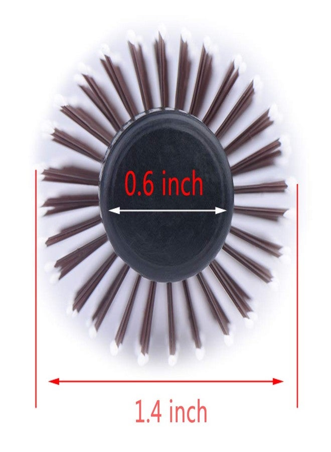 PERFEHAIR Small Round Hair Brush for Blow Drying With Soft Nylon Bristles, 1.6 Inch, for Short or Medium Curly Hair-Red - Image 3