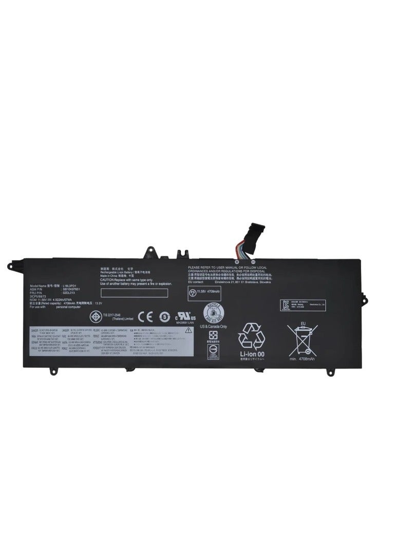 IPO Laptop Battery for 57Wh L18M3PD1 L18L3PD1 L18C3PD1 Laptop Battery for Lenovo ThinkPad T14S ThinkPad T490S ThinkPad T495S SB10K97652 02DL014 SB10K97651 02DL013 L18M33 PD2 SB1 0K97653 02DL015 02DL016 - Image 3